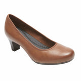 Rockport Women HEZRA PUMP ALMOND/LEATHER