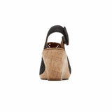 Rockport Women BRIAH PERF SLING BLACK/NUBUCK