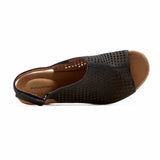 Rockport Women BRIAH PERF SLING BLACK/NUBUCK