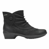 Rockport Women RAVEN WATERPROOF BUTTON BT BLACK/NUBUCK WP