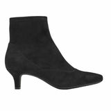 Rockport Women KIMLY STRETCH BOOTIE BLACK/MICROSUEDE