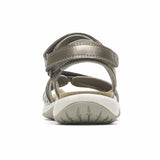 Rockport Women FRANKLIN THREE STRAP TAUPE/METALLIC LEATHER