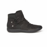 Rockport Women DAISEY BUNGIE BOOT BLACK/LEATHER