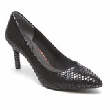 Rockport Women TOTAL MOTION 75mmPTH PLAIN PUMP BLACK/BOA/SNAKE