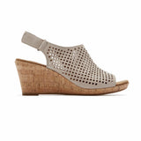 Rockport Women BRIAH PERF SLING TAUPE/LEATHER