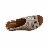 Rockport Women BRIAH PERF SLING TAUPE/LEATHER